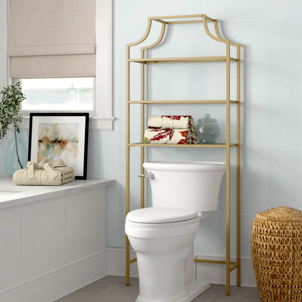 Three Posts™ Otha 27.25'' W x 73'' H x 11'' D OverTheToilet Storage & Reviews Wayfair